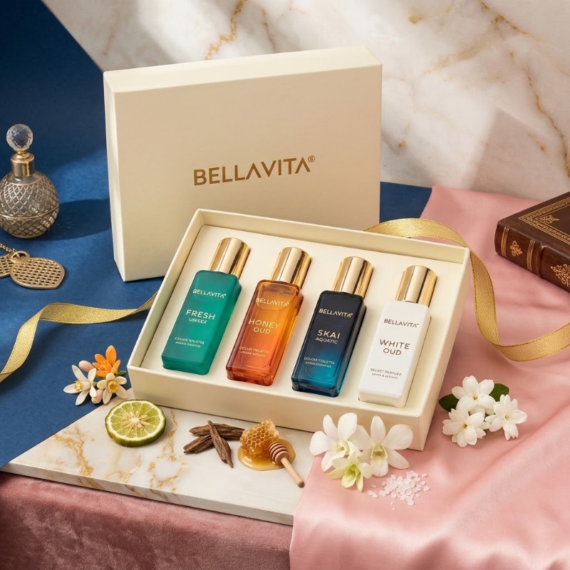 20ml×4本のユニセックスミニ香水セット。持続性の高い、ウ - The Collection Perfume Fragrance のレビューと価格